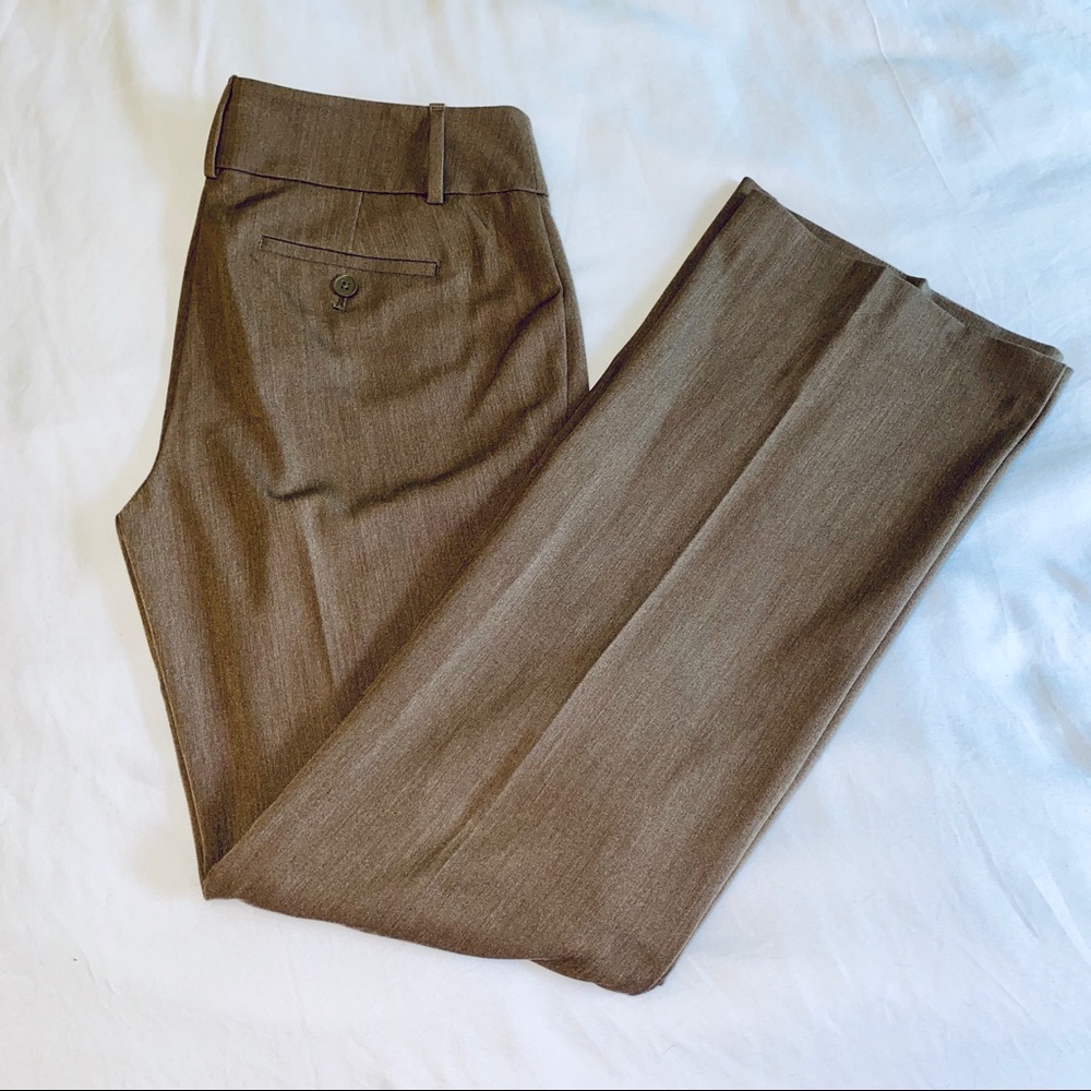 LOFT Original Bootcut Dress Pant - Tan - Size 4